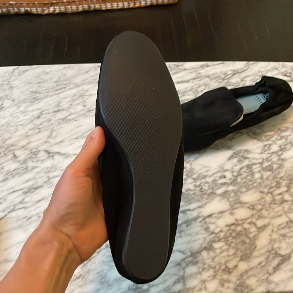 Lanvin Elegant Black Suede Loafers - size 7.5 - Picture 3 of 9